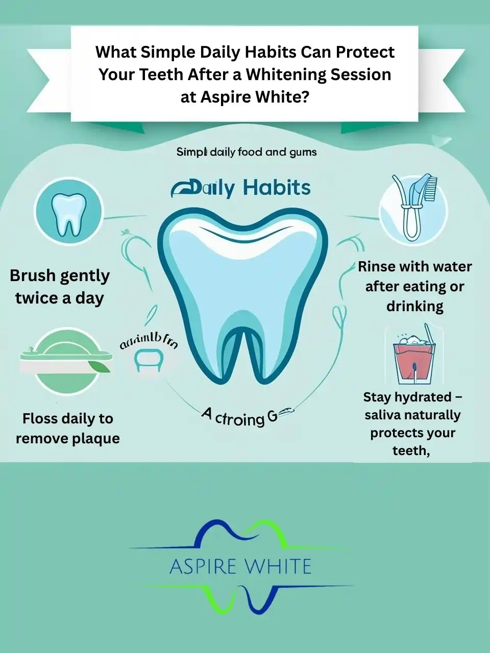 What Simple Daily Habits Can Protect Your Teeth After a Whitening Session at Aspire White England